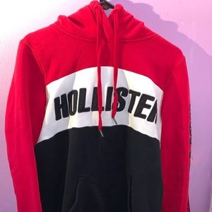 Hollister tri-color block hoodie